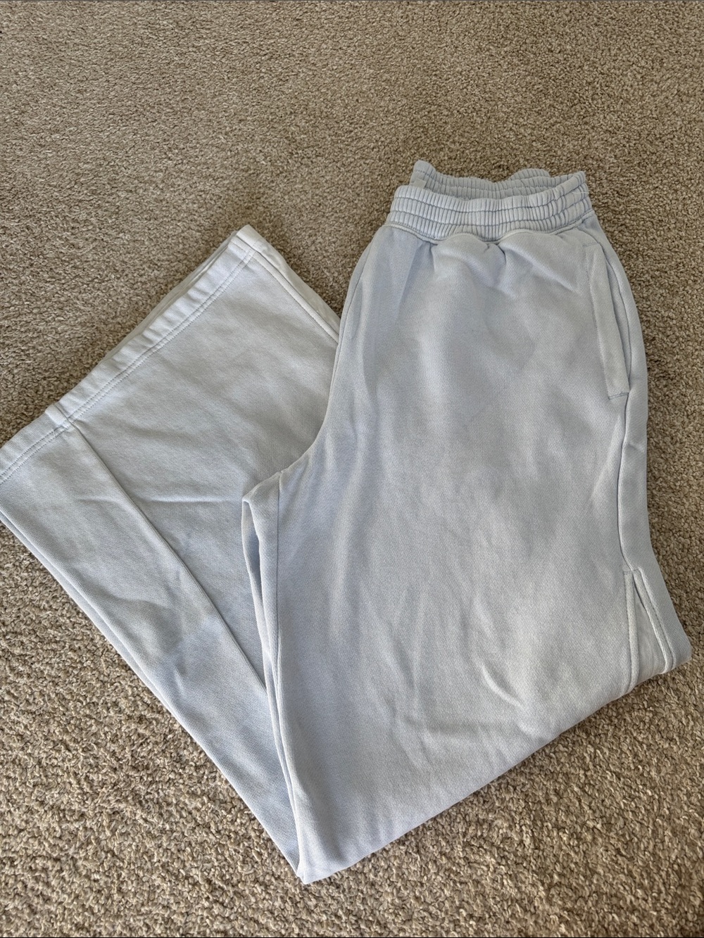 Aerie Blue Wide Leg Sweatpants